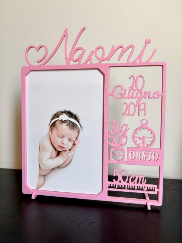 Cornice Personalizzata Nascita - Singola - immagine 4